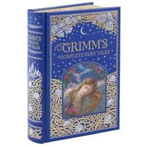 Grimm's Complete Fairy Tales Collectible Book Hardcover Bonded Leather Exquisite